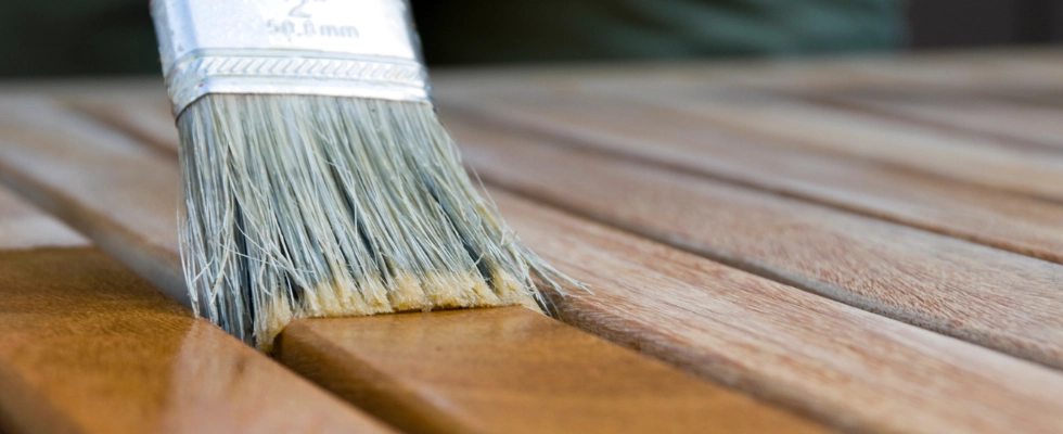 don't stain immediately after pressure washing