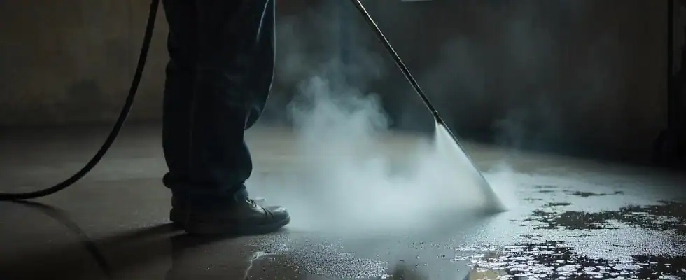 power washing floors