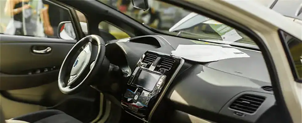 clean car interior