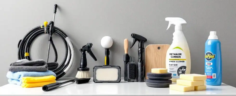 professional auto detailing tools for exterior care
